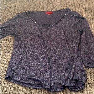 Jenifer Lopez blue top size L